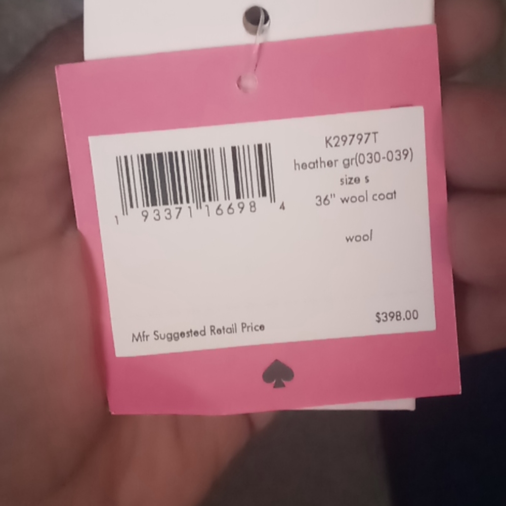 Nwt kate spade coat with free gift!!! - Picture 8 of 9